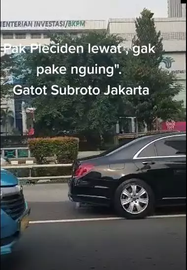 Momen Jokowi terjebak kemacetan Berbagai sumber
