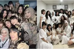 9 Potret reunian member JKT48 generasi 1, Melody & Nabilah kian anggun