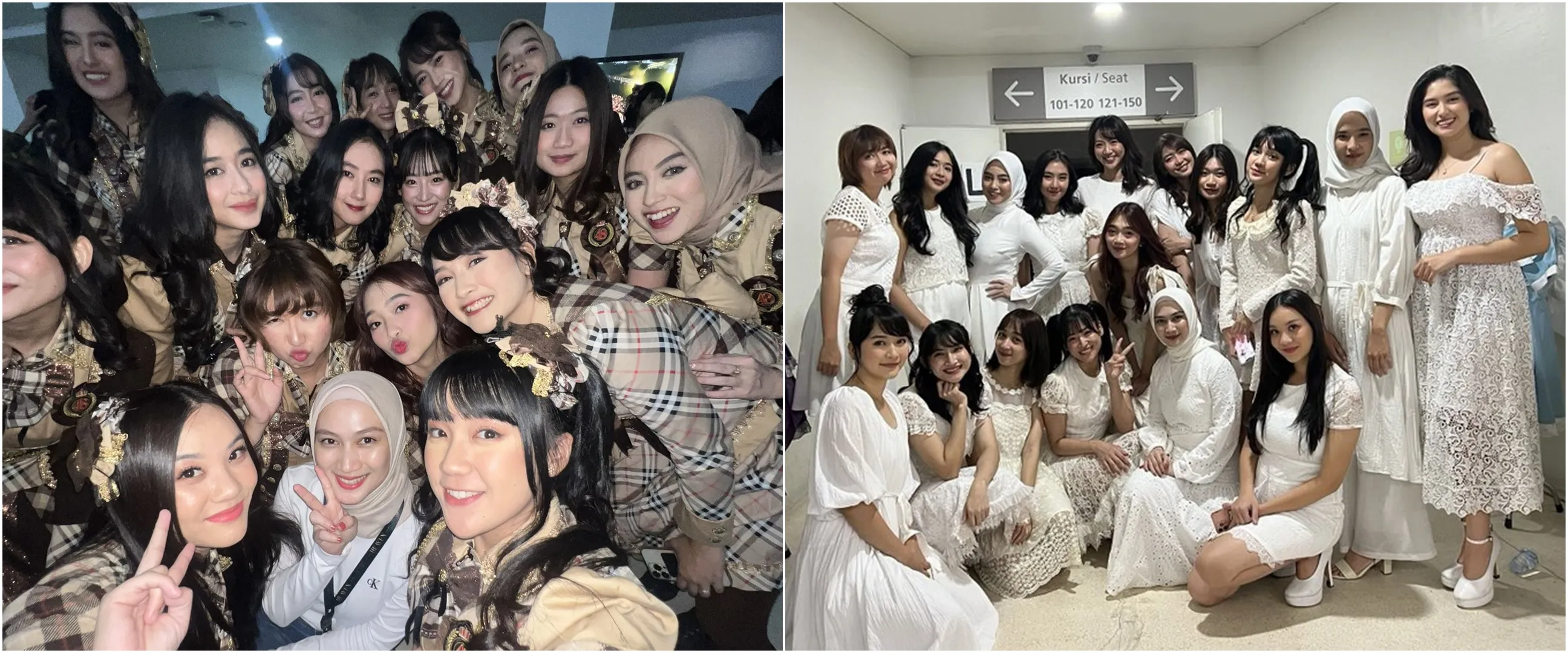 9 Potret reunian member JKT48 generasi 1, Melody & Nabilah kian anggun