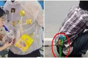 13 Benda absurd dibawa bapak-bapak ini bikin heran