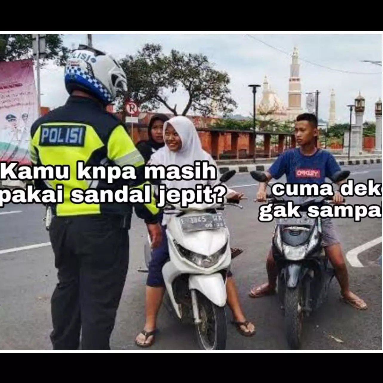 Memes Tilang Lucu Heboh, Beredar Meme Lucu Polisi \, image size:1283x1283