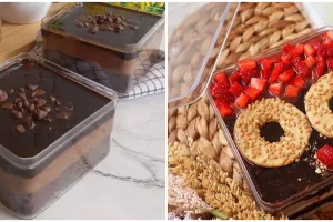 13 Cara membuat dessert box cokelat, enak, legit, dan praktis