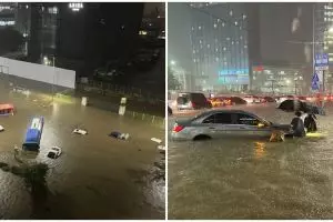 Banjir bandang landa Seoul, ini 12 foto terkini ibu kota Korea Selatan