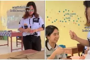 Beri HP ke siswa yang tidak punya HP, aksi Dita Kerang bikin salut 