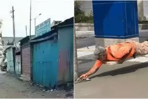 11 Potret perjuangan kuli saat bekerja, semangatnya bikin salut