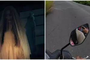 Pasutri ini rela tempuh perjalanan 80 KM demi nonton 'Pengabdi Setan 2