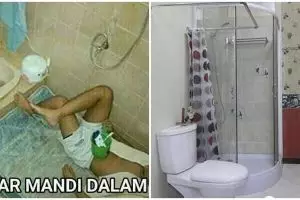 13 Potret kos-kosan kamar mandi dalam ini bikin tepuk jidat