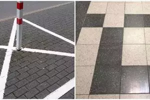 11 Potret benda dipasang nggak simetris ini bikin senyum kecut