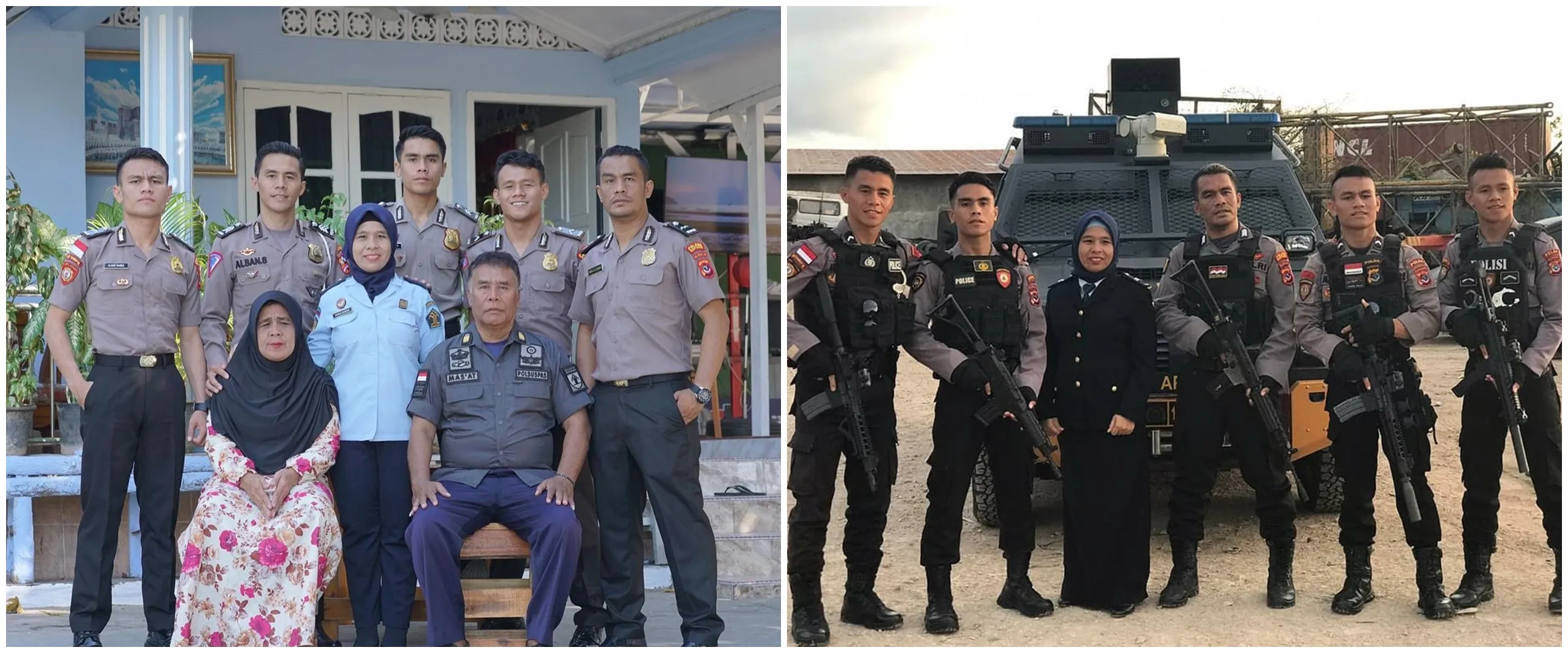 Bikin bangga orang tua, 5 saudara kandung ini sukses jadi polisi