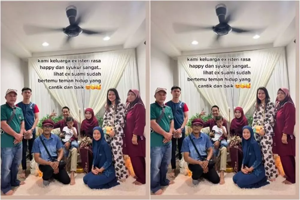 wanita antar mantan suami nikah lagi © TikTok