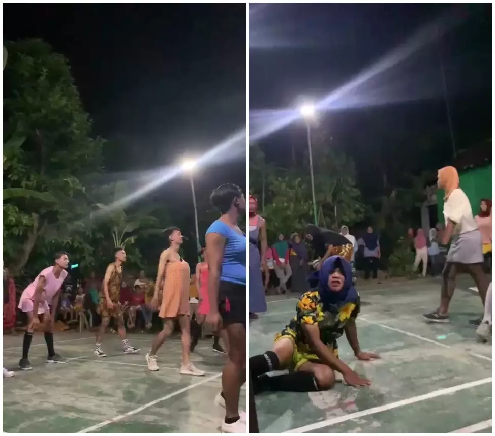 lomba voli bapak bapak © TikTok lomba voli bapak bapak © TikTok