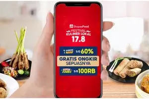 Lewat Festival Kuliner Lokal 17.8, ShopeeFood dukung UMKM bangkit