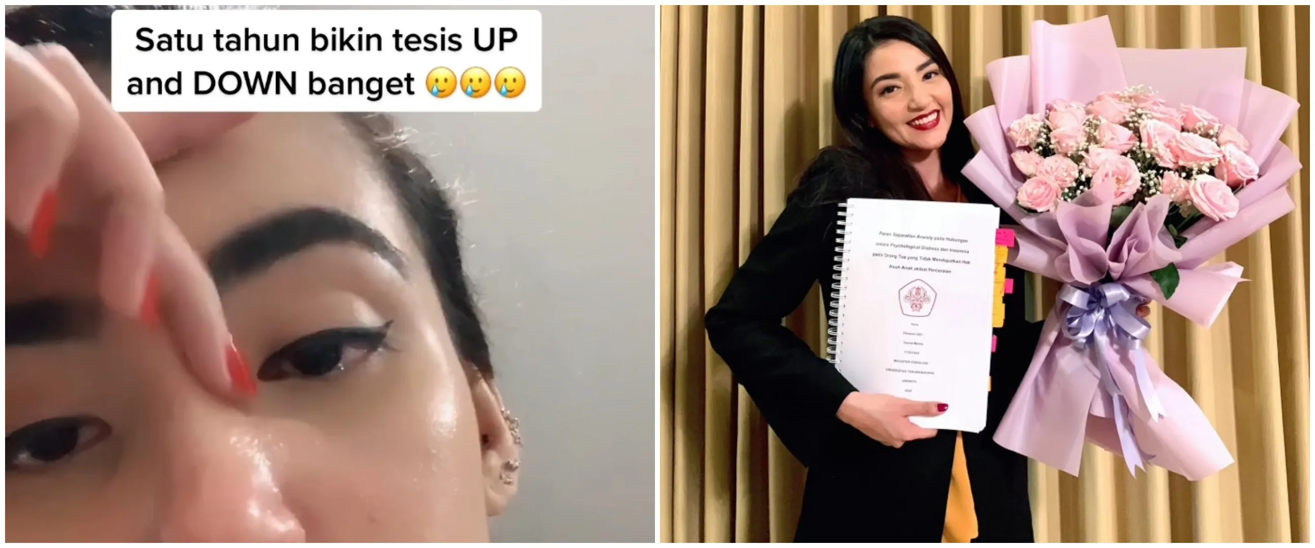 Kisah perjuangan Tsania Marwa lulus S2, judul tesisnya jadi sorotan