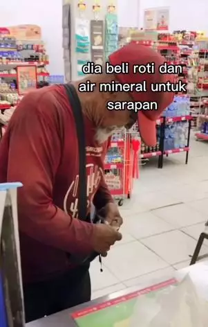 Kisah pemulung tua yang selalu datang ke minimarket TikTok