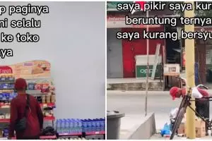 Kisah pemulung tua yang selalu datang ke minimarket ini bikin haru