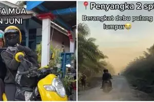 Perjuangan MUA merias manten keliling pelosok, terjang jalan berlumpur