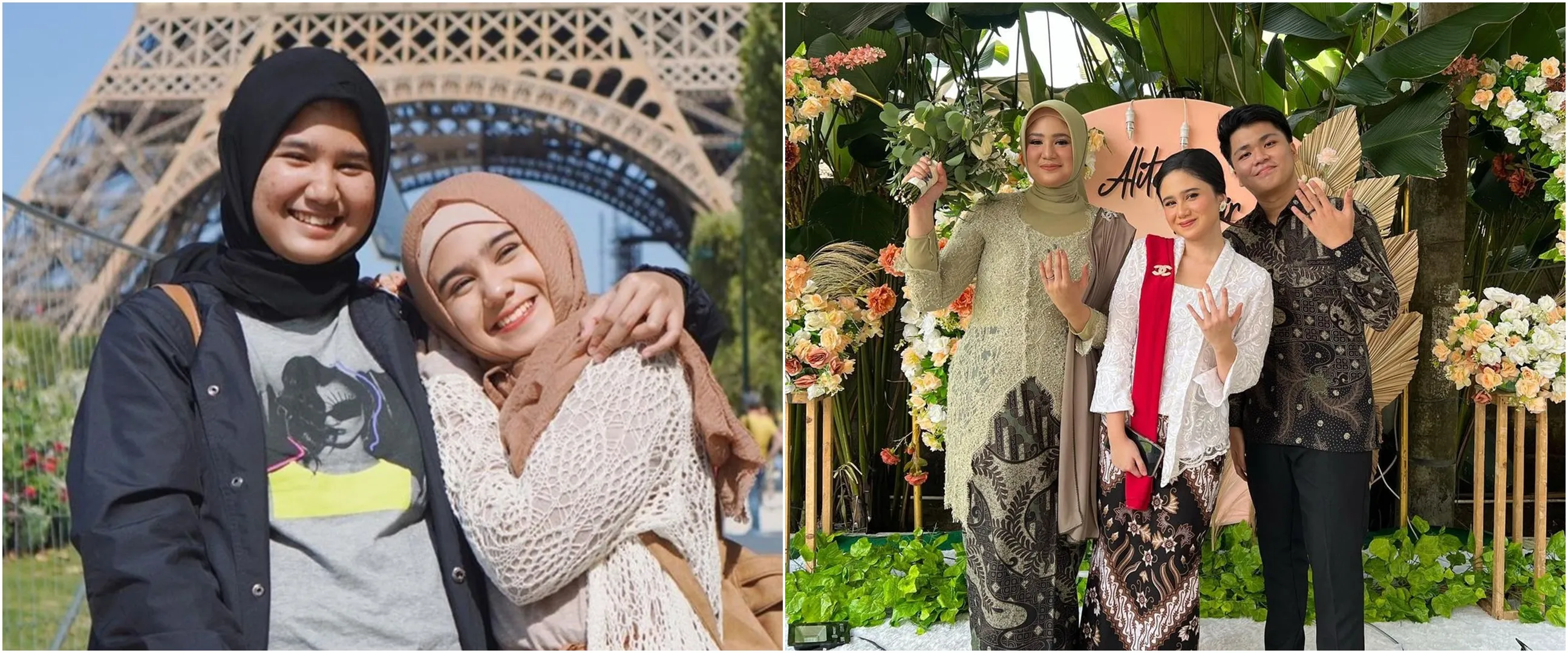 11 Gaya Tissa Biani di acara lamaran kakaknya, anggun berkebaya