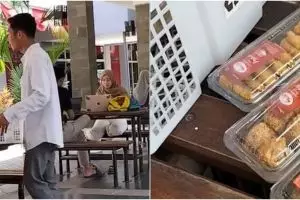 Cara pemuda ini jajakan dagangan bikin geregetan sekaligus ngakak