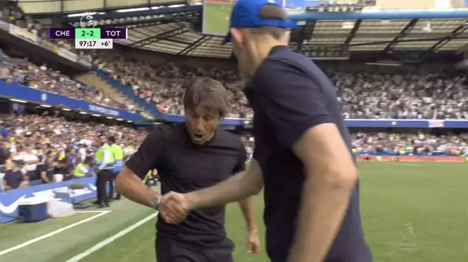 Momen Antonio Conte dan Thomas Tuchel berkelahi Berbagai sumber