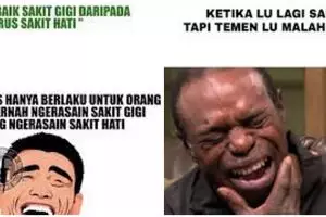 15 Meme kocak gambaran saat sakit gigi ini bikin cenat-cenut