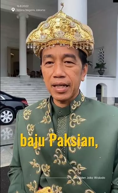 Makna baju adat Jokowi di HUT RI Berbagai sumber Makna baju adat Jokowi di HUT RI Berbagai sumber