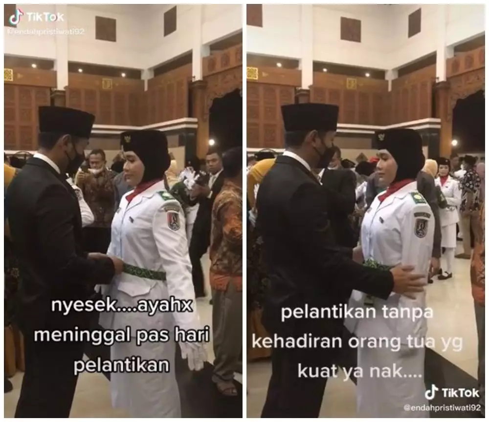 ayah meninggal saat anggota paskibra dilantik © berbagai sumber ayah meninggal saat anggota paskibra dilantik © berbagai sumber