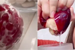 Cara bikin jus apel menyegarkan tanpa blender, mudah ditiru