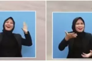 Viral penerjemah bahasa isyarat lagu Ojo Mbandingke, ini sosoknya