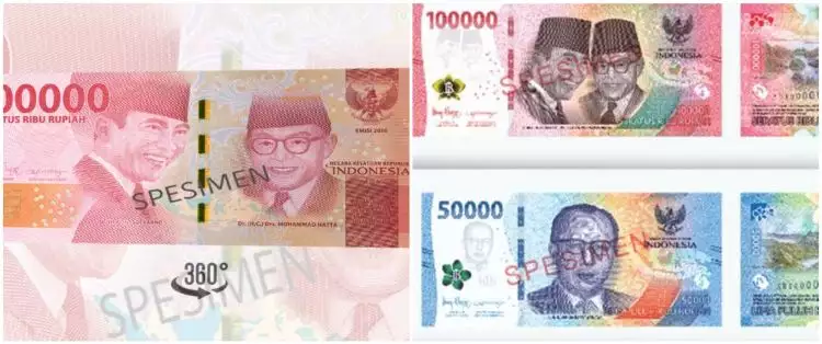 Bank Indonesia terbitkan 7 pecahan uang kertas baru, ini tampilannya