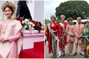 9 Potret Erina Gudono di Istana Negara, kian lengket dengan Kaesang