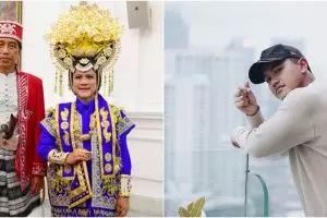 Iriana Jokowi pakai baju adat Buton, komentar Kaesang tak terduga