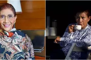 Cara Susi Pudjiastuti timang bayi tuai kritik, disebut tak sesuai usia