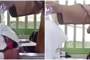 Guru siram air ke siswa yang tiduran di kelas, aksinya tuai perdebatan