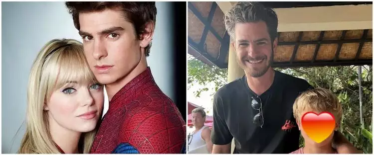 Akrab sama fans, 9 potret Andrew Garfield 'Spider-Man' liburan di Bali
