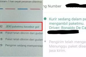 11 Tulisan lucu kurir di status pengiriman online shop, ada-ada saja