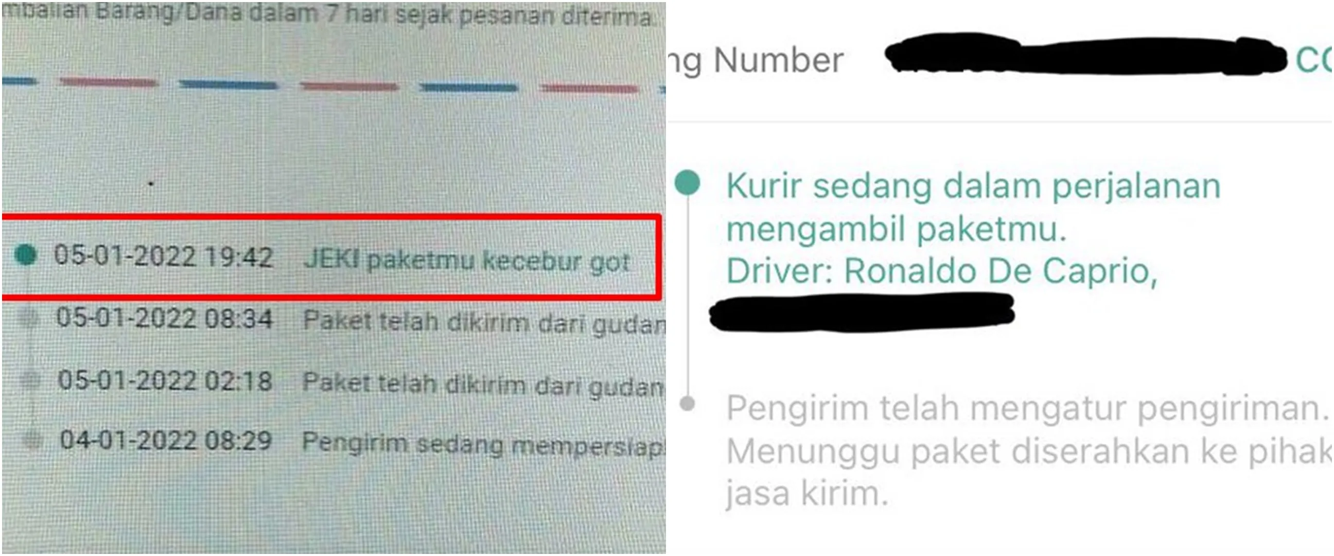 11 Tulisan lucu kurir di status pengiriman online shop, ada-ada saja