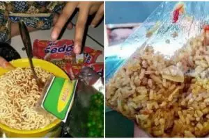11 Potret nyeleneh wadah makan saat kepepet, ada aja idenya
