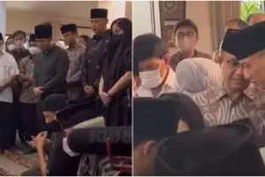 Ayah Emil Dardak berpulang, momen Agus Yudhoyono ikut salatkan jenazah