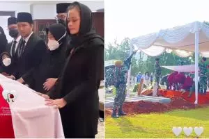 9 Momen pemakaman Hermanto Dardak, Emil ikhlaskan kepergian sang ayah