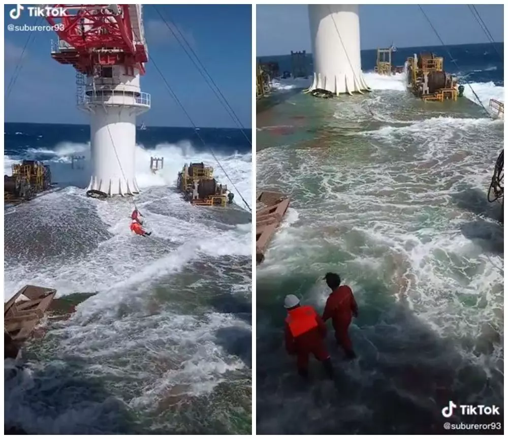 ketenangan ABK diterjang ombak © berbagai sumber