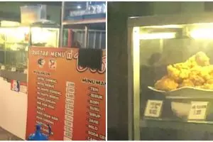 Santap makanan di warteg, yang dilihat pria ini bikin auto mual