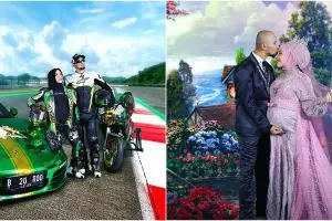 11 Gaya maternity shoot Roro Fitria, dari pembalap hingga kerajaan