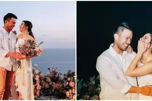 13 Momen Jessica Mila dilamar kekasih, romantis di pinggir pantai