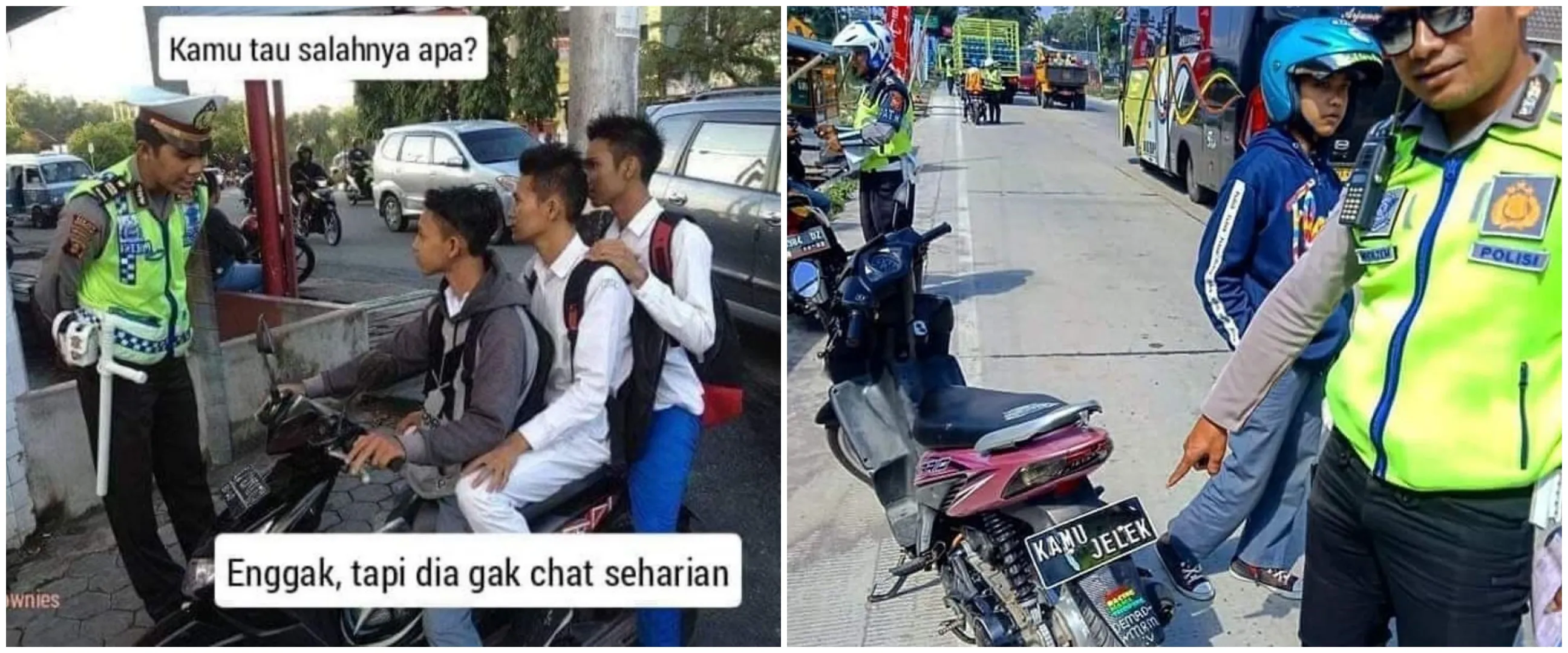 13 Momen kocak saat ditilang polisi ini bikin jantung berdebar-debar