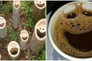 11 Penampakan wajah tersenyum di benda tak terduga ini bikin melongo