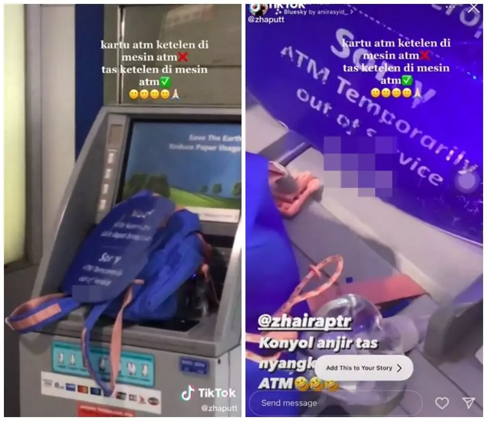 tas nyaris tertelan ATM © berbagai sumber tas nyaris tertelan ATM © berbagai sumber