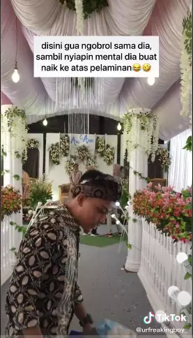 Aksi pria datangi nikahan mantan Tiktok Aksi pria datangi nikahan mantan Tiktok