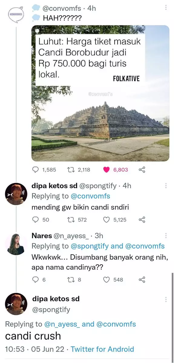 jawaban kocak di cuitan © Twitter