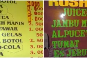 11 Tulisan typo di menu minuman ini bikin mikir keras bacanya