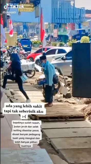 Kisah pilu kakek jualan buah Tiktok Kisah pilu kakek jualan buah Tiktok